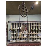 $225 Industrial Pulley Pendant Light