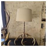 $299 Rustic Deer Antler Accent Lamp