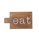 Mud Pie 'Eat' Cutting Board, Brown