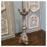 MAC Sculptures Crown Pedestal Candle Holder