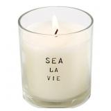 Sea La Vie Beach Bagged Candle, White