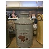 $95 Farmhouse Decorative Milk Can with 'Free