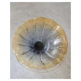 $110 Decorative Art Glass Centerpiece Bowl ï¿½ 18'