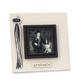 Mud Pie Painted Wood Graduate White Tassel