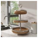 $108 Brown Wood Traditional 3-tier Server