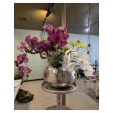 Decorative Orchid Floral Arrangement in Hammered