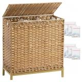 $71 SETVSON Laundry Hamper with Lid 132 L, (35 Gal