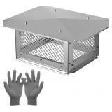 Premium 13' x 17' Chimney Cap, 201 Stainless Steel