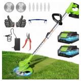 Cordless Weed Wacker Brush Cutter 21V Lightweight