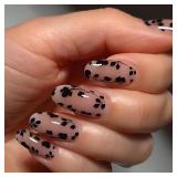Spring Press on Nails Almond Flower Fake Nail Art