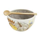 $18 Mud Pie Pumpkin Dip Bowl Set, 3' X 5', Grey