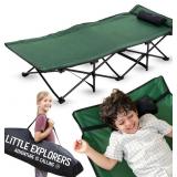 $70 LITTLE EXPLORERS Kids cot, Child Camping and T
