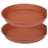 2 Pack of 18 19 inch Plant Saucer Tray (16.5 inch