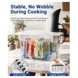 RACK04 Sous Vide Rack for 12 Qt Containers,