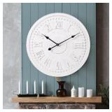 $90 Vintage Wall Clock with Roman Numerals   24',
