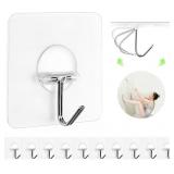 Adhesive Wall Hooks 13LB Heavy Duty No D