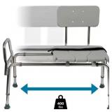 $86 Heavy-Duty Sliding Transfer Bench with Cut-Out