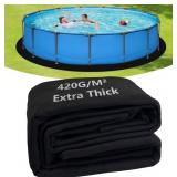 $80 16FT Thick Round Pool Liner Pad For 15 FT Abov