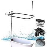 $210 Clawfoot Tub Shower Kit,with Add On Bathcock