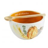 $21 Mud Pie Pumpkin Dip Bowl Set, 3' X 5', Orange