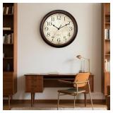 Wall Clock Battery Operated Vintage Silent