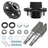 $132 Trailer Hub Spindle Kit 5 Bolt on 4.5 Inc