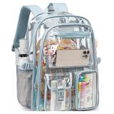 Large Clear Backpack For Girls Women Heavy