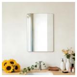 Frameless Mirror, 16' x 24' Mirrors for Wall, Rect