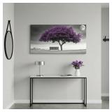 $119 Purple Tree Wall Art for Living Room