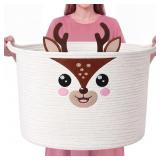 Large Deer Basket Organizer, Storage Bin