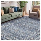 $150 Vintage Blue Area Rugs 10x14