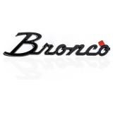 Mini Ford Vintage Script Bronco Mini Decorative No