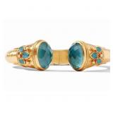$355 julie Vos 24K Cannes Cuff Gemstones
