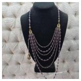 $395 Virgins Saints & Angels Purple Crystal