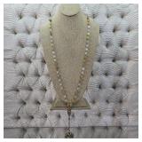 $295 French Kande 'Golden Mix' Faceted Beaded