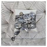 $90 Love's Pure Light  Wrap Bracelet w/ Pearls