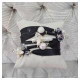 $90 Love's Pure Black Leather Wrap Bracelet