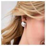 $85 Julie Vos Solara Stud Earring Silver