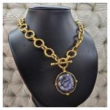$395 Julie Vos Honeybee Statement Necklace
