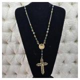 $395 Virgins Saints & Angels Scarab Cross