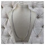$595 Officina Bernardi Italy Triple Strand Silver