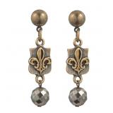 $69 French Kande FDL Earrings ï¿½ Pyrite