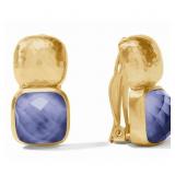 $165 Julie Vos Catalina Clip Iridescent Earrings