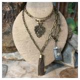 $395 French Kande Double Strand Necklace