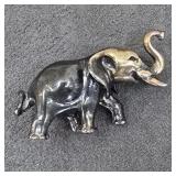 $49 Vintage Sterling Silver Elephant Brooch