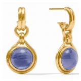$145 Julie Vos Solara Hoop & Charm Earring