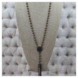 $395 Virgins Saints & Angels Brass Bullet Lariat