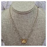 $165 French Kande 24K Gold Clad Good Shepherd