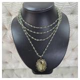 $225 Virgins Saints & Angels Green Crystal