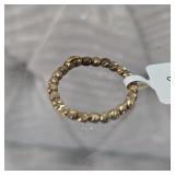$70 Officina Bernardi Diamond-Cut Gold Tone